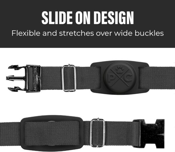 Pup Culture AirTag Dog Collar | Durable & Protective Dog AirTag Holder - Track Your Pet Using Apple AirTag Technology - Dog Collar AirTag Holder -for Dogs and Cats - Image 4