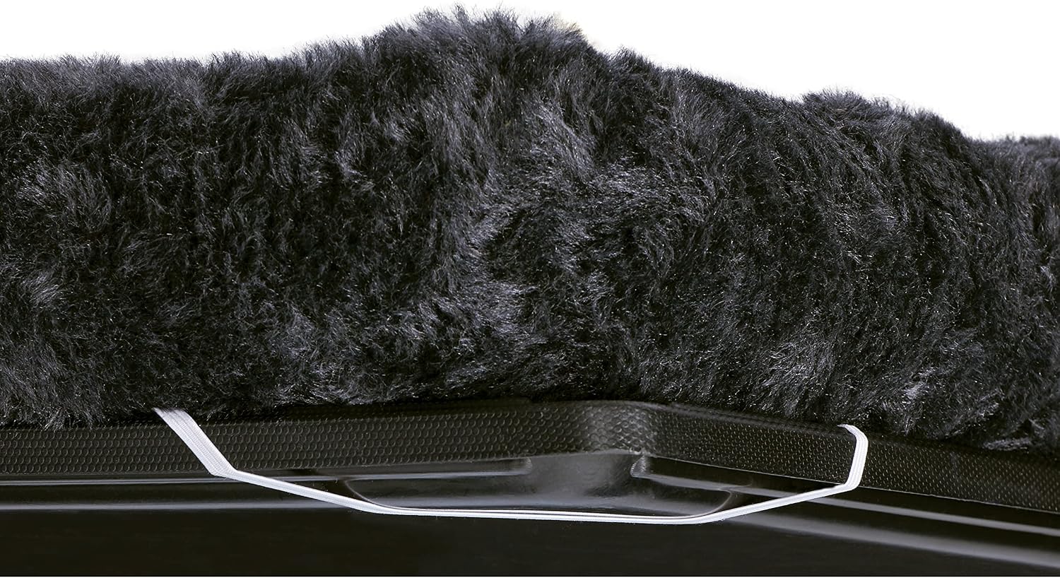 MidWest Homes for Pets QuietTime Dog Bed – Gray Faux Fur Bolster, Ultra-Soft and Machine Washable, Fits 42-Inch Crates and Carriers, for Large Breed Dogs - Image 2
