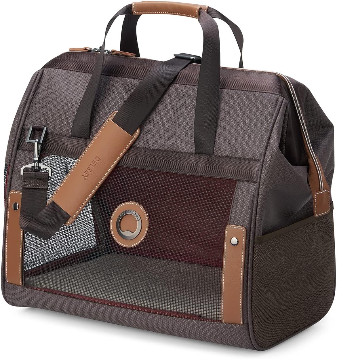 Chatelet 2.0 Soft Sided Pet Carrier, Chocolate Brown - Image 9