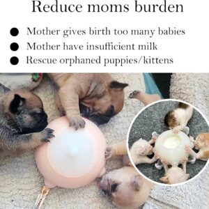 Doggiema Puppy Feeder Puppy Milk Feeder Puppy Nursing Station Puppy feeders for Multiple Puppies Puppy Milk replacer Dongdong pet S Size Bowl (Toy/Small Puppy)