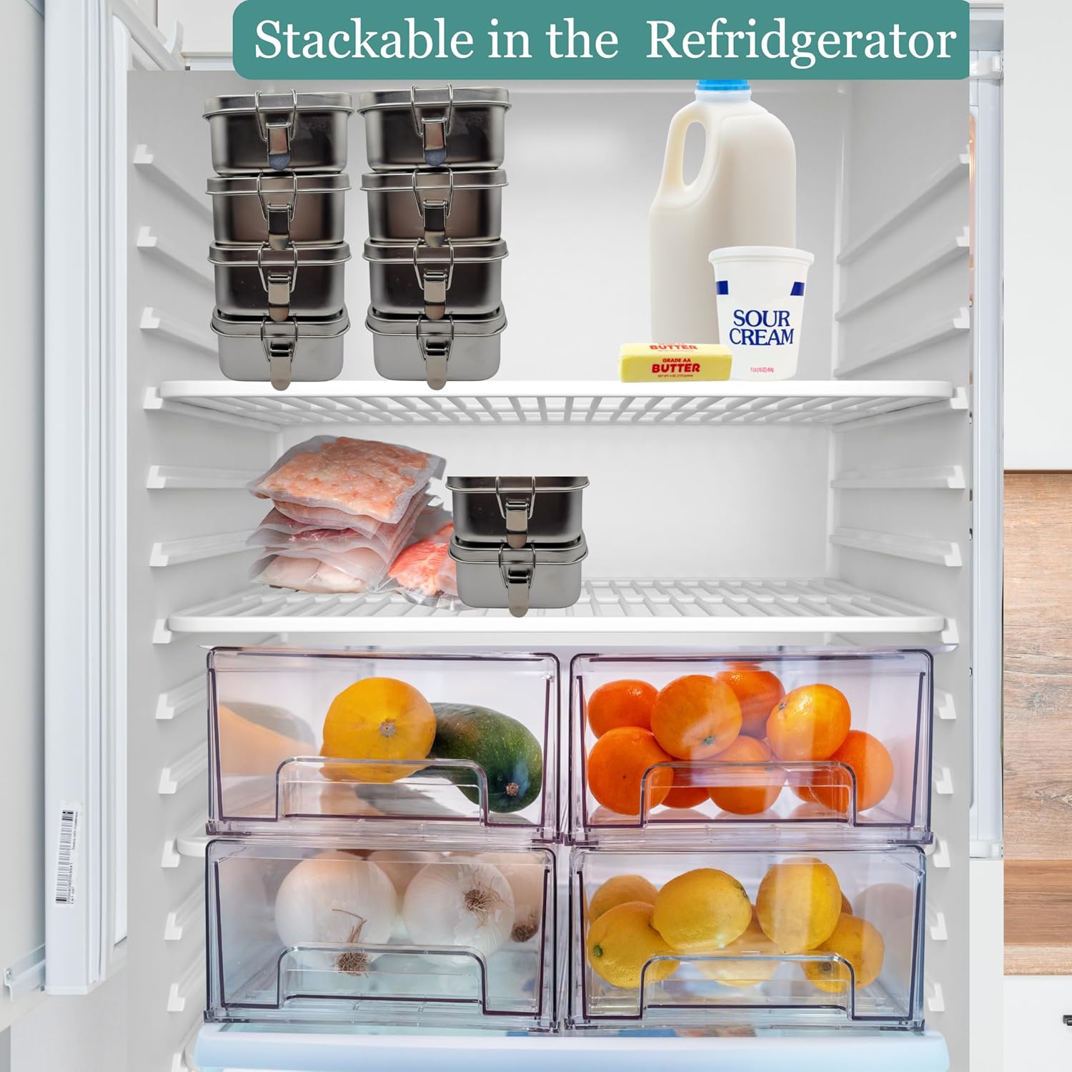 Stainless Steel Food Storage Container for Dogs and Cats, no Spill Rectangle Bowl with lid, Erasable Marker for Notes, 30 oz Portable Pet Travel Water Bowl, Holds Wet Food/Kibble, Medication Holder. - Image 9