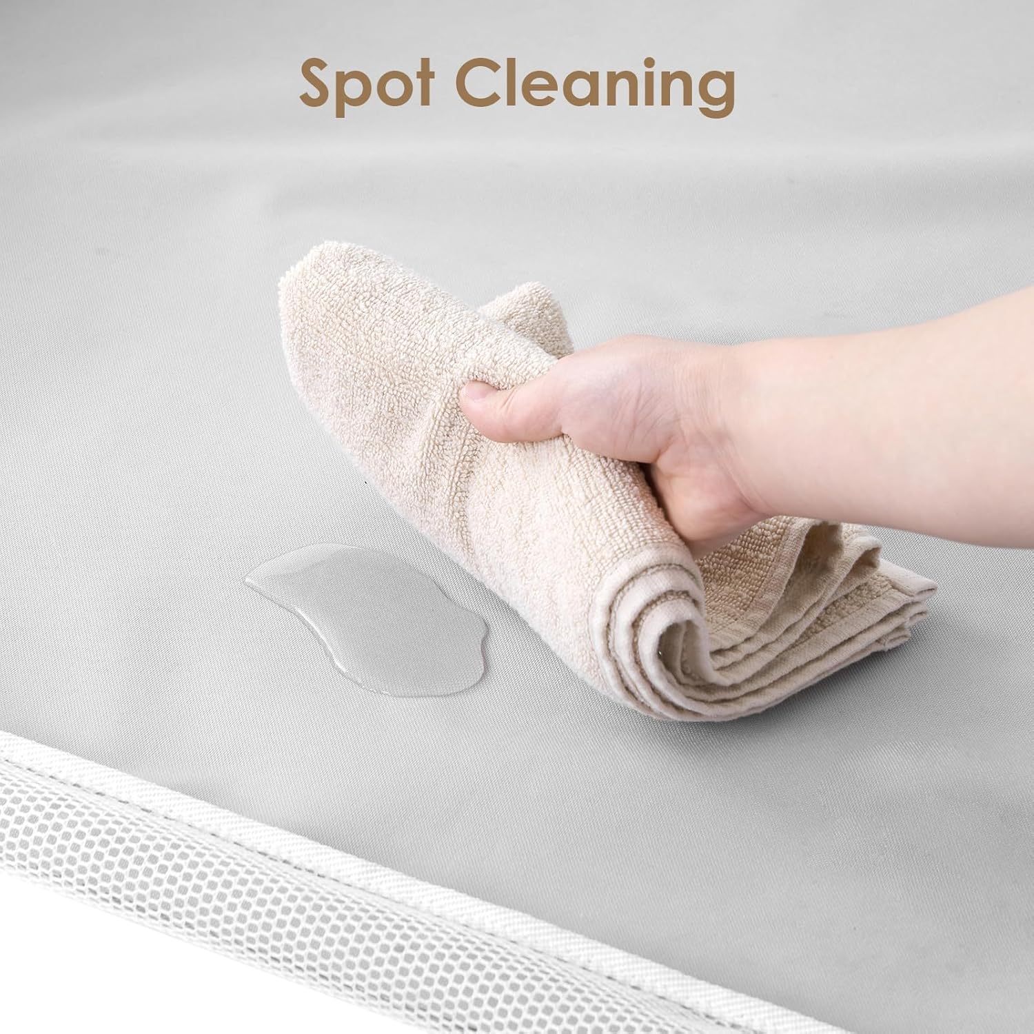 EHEYCIGA 42x42x26 Inches Puppy Playpen for Dogs & Cats Indoor or Outdoor - Dog Play Pen with Door, Dog Fence for Small Pets with Heavy-Duty Oxford & Steel Frame - Image 8