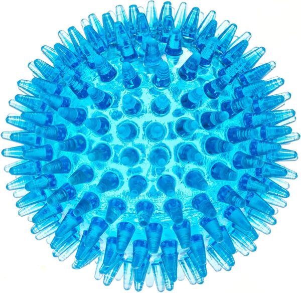 Spiky Ball and Bone for Small Dogs - Puppy Teething Toys Bone Dog Toy Set for Smart Newborn Pet - Doggy Interactive Chew Mini Dental - Image 4