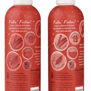 Pet Head Festive Dog Shampoo and Spray Set | Roasted Chestnut with Cinnamon Scent |Christmas Shampoo for Dogs with Sensitive Skin | Vegan | Gentle Formula for Puppies | Made in USA | 10.1 fl. oz. each