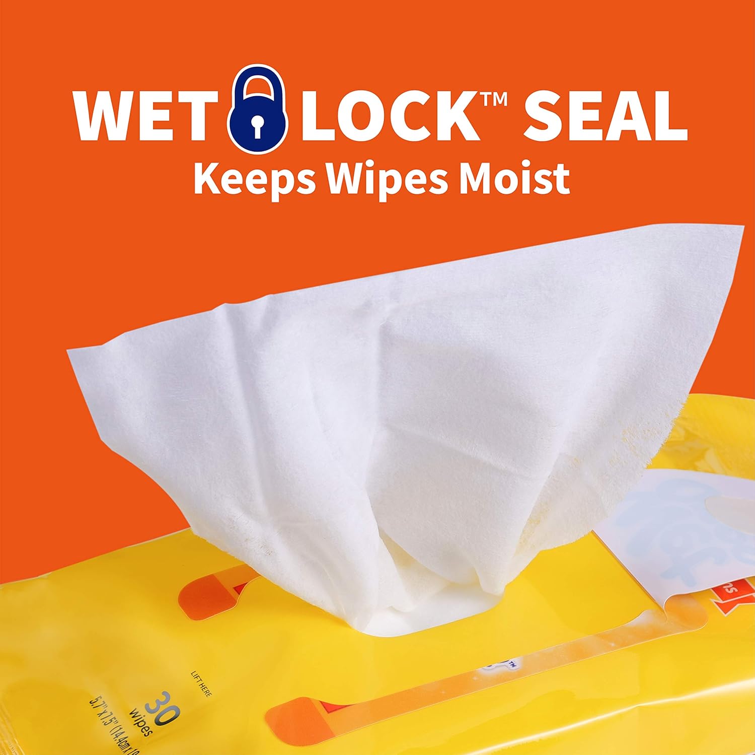 Wet Ones for Pets Paw & Tushie Dog Wipes with Chamomile, Tropical Splash Scent - Cleansing Wipes for Paws and Butt Between Baths with Wet Lock Seal, 30 Count - Image 3