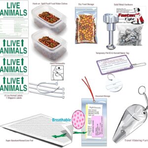 Complete – GT Deluxe Pet Airline Travel Kit with Pad