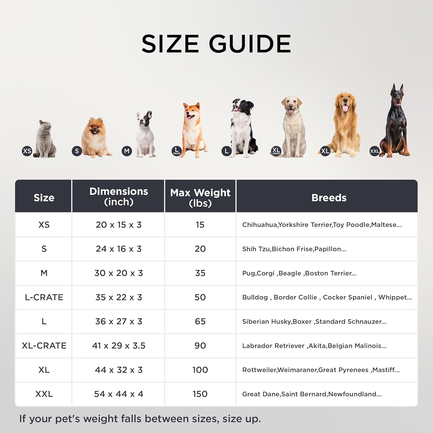 Bedsure Dog Beds Large Sized Dog - Orthopedic Flat Pet Beds with Removable Washable Cover, Egg Crate Foam Puppy Mat, Suitable for Pet Up to 65 lbs - Image 6