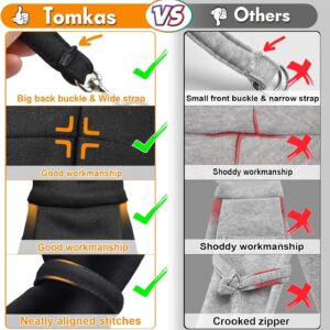 Tomkas Small Dog Sling Carrier – Classic Pocket & Classic Strap – for 3-10 lbs Pets(Black)