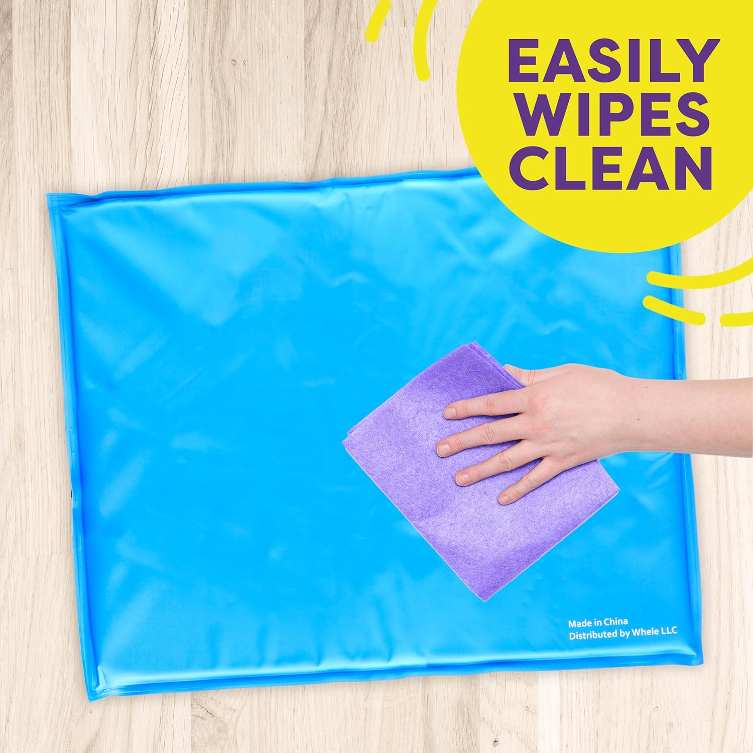 Hertzko Dog Mat & Chew Toy Set – Gel Pad with Innovative Gel Technology – Portable, Non-Toxic Pet Mat for Small to Medium Dogs & Cats up to 55 lbs – Ideal for Hot Days, Indoor & Outdoor Use - Image 7