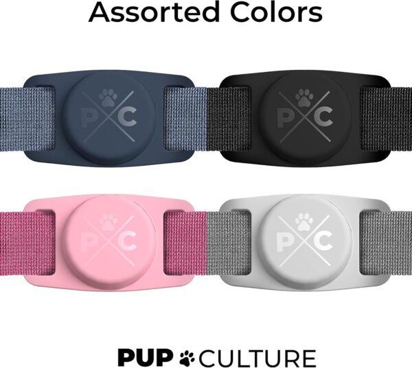 Pup Culture AirTag Dog Collar | Durable & Protective Dog AirTag Holder - Track Your Pet Using Apple AirTag Technology - Dog Collar AirTag Holder -for Dogs and Cats - Image 7
