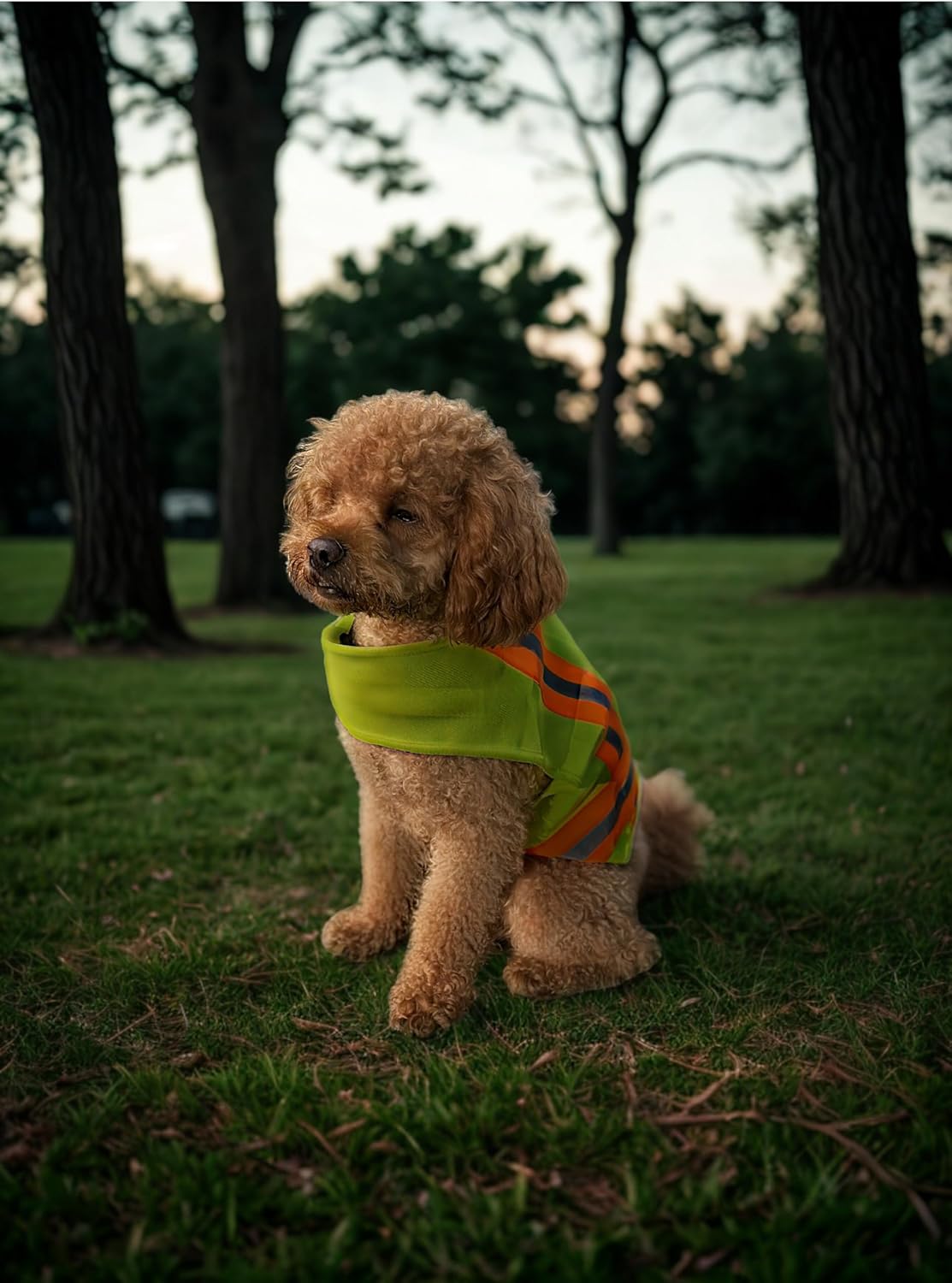 Reflective Dog Vest: Hi-Visibility Safety Gear for Outdoors. Safeguard Your Dog with Easy to wear Adjustable Reflective Vest (Small) - Image 3