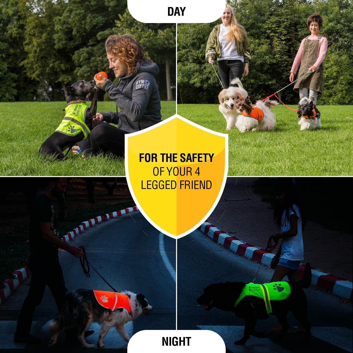 Safety Reflective Vest for Dogs - High Visibility for Outdoor Activity Day and Night, Protect Your Pet from Cars & Hunting Accidents - Image 5