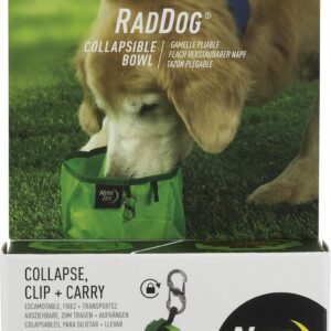 Nite IZE RadDog Collapsible Dog Bowl, Lightweight Food and Water Bowl