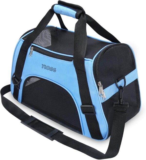 YLONG Airline Approved Pet Carrier,Soft-Sided Pet Travel Carrier for Cats Dogs Puppy Comfort Portable Foldable Pet Bag - Image 8