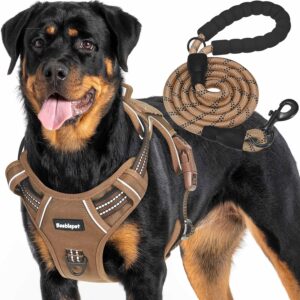 Heavy Duty Tactical Dog Harness for Large Dogs, No Pull Adjustable Pet...