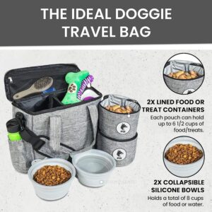 Dog Travel Bag for Supplies – Airline-Approved Backpack for Dogs...