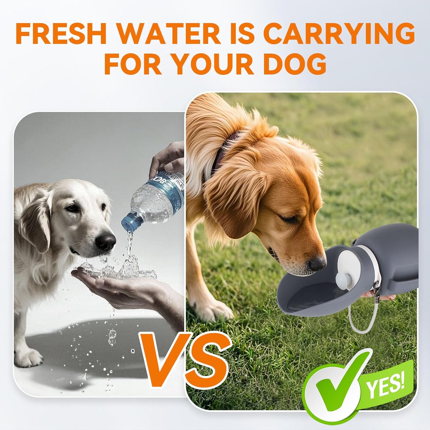 Dog Water Bottle 27 OZ Large Capacity Dog Water Dispenser Portable Pet Travel Water Bottle for Outdoor, Hiking, Travel - Image 4