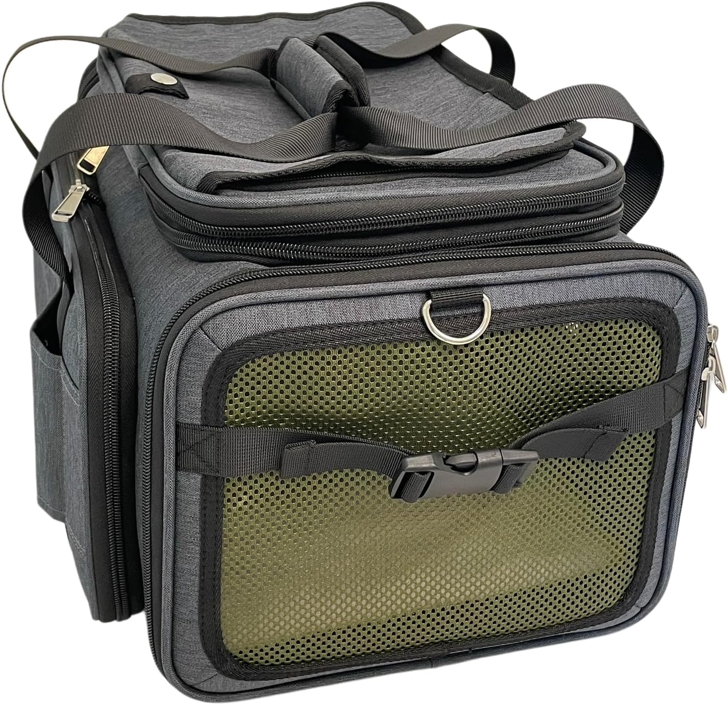 Top-Side-Front Expandable Rolling Cat Dog Pet Carrier, Airline Compliant for All Airlines, Slide-Outs Allow Variable Adjustments to Width, Length, Height for Space Available Under Airplane Seat - Image 5