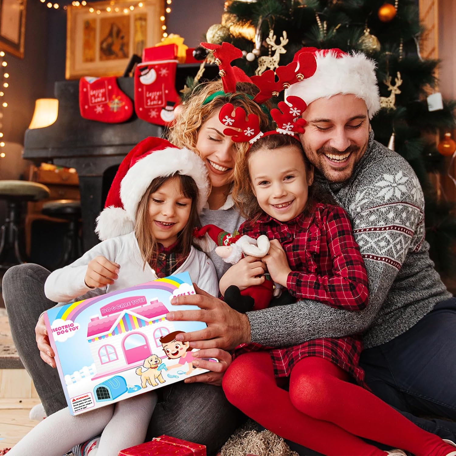 Dog Toys for Kids Girls, Walking and Barking Electronic Interactive Plush Puppy Toy Set and Pet Care Toy Set Accessories, Pretend Playset for Toddlers, Girl Role Play Gift for 3 4 5 6 Year Old - Image 6