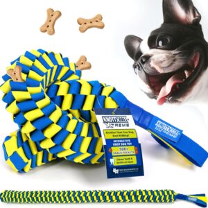 Race&Herd KnottyBall Xtreme Snuffle Ball - Interactive Dog Puzzle Toy for Smart Dogs, Stimulating Dog Toys for Boredom, Treat Puzzle Toys for Dogs Enrichment, Snuffle Treat Dispensing Smart Dog Toys