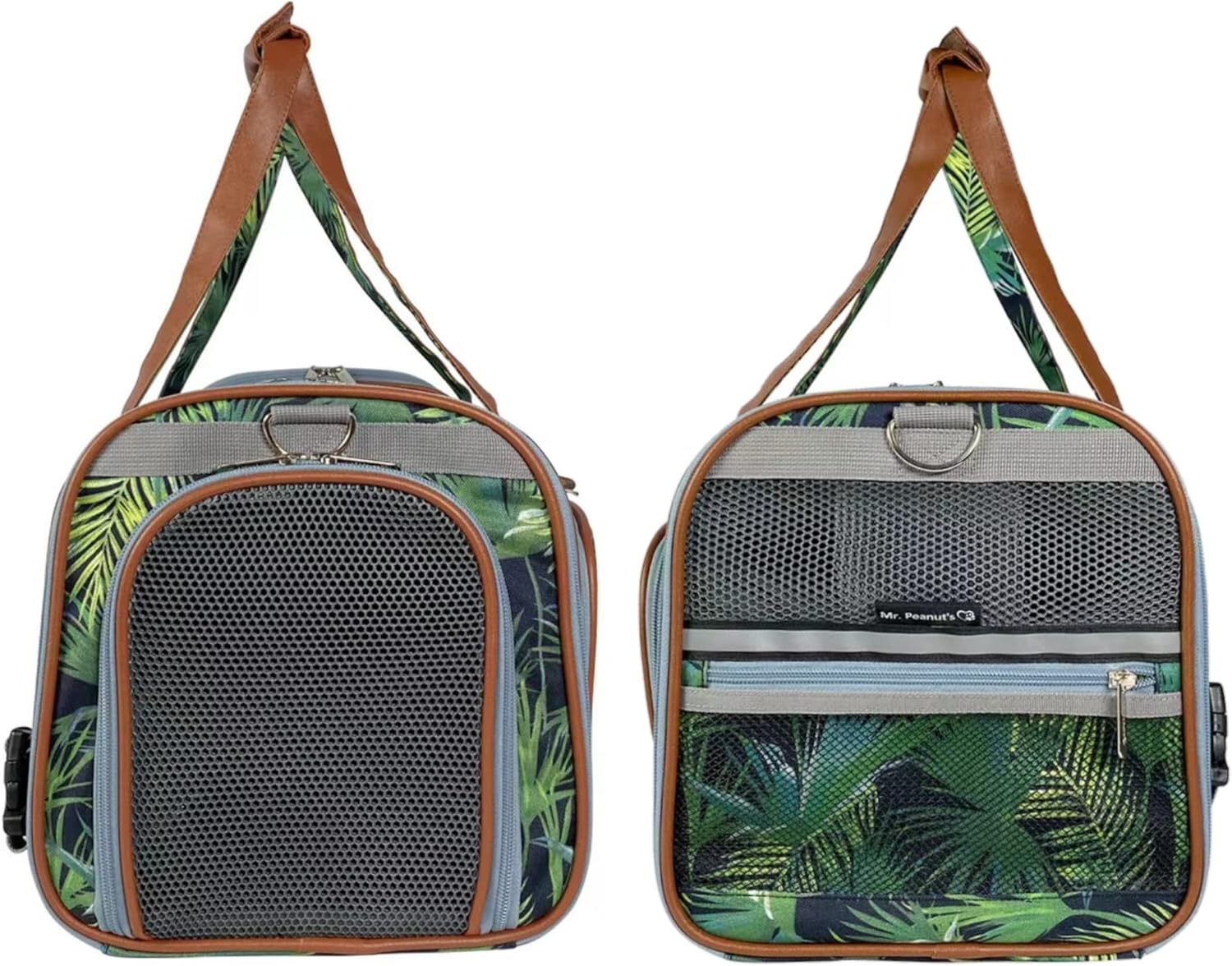 Mr. Peanut's Gold Series Standard Size Expandable Pet Carrier (Tropical) - Image 3