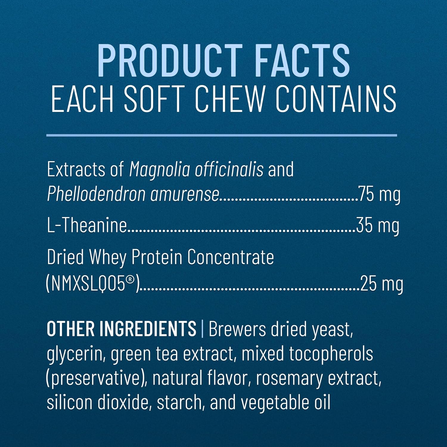 Nutramax Solliquin Calming Behavioral Health Supplement for Small to Medium Dogs and Cats - With L-Theanine, Magnolia / Phellodendron, and Whey Protein Concentrate, 75 Soft Chews - Image 6