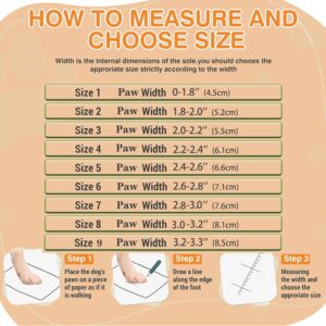 DcOaGt Dog Shoes for Large Dogs, Waterproof Anti-Slip Dog Boots & Paw Protectors for Summer Hot Pavement Winter Snow, Breathable and Reflective Dog Booties for Hiking/Walking/Outdoor/Floor