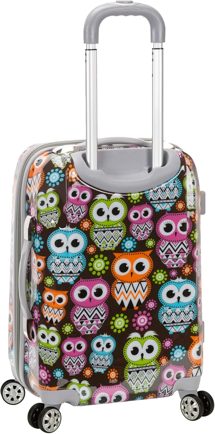 Rockland Departure Hardside Spinner Wheel Luggage, OWL, 2-Piece Set (20/28) - Image 3
