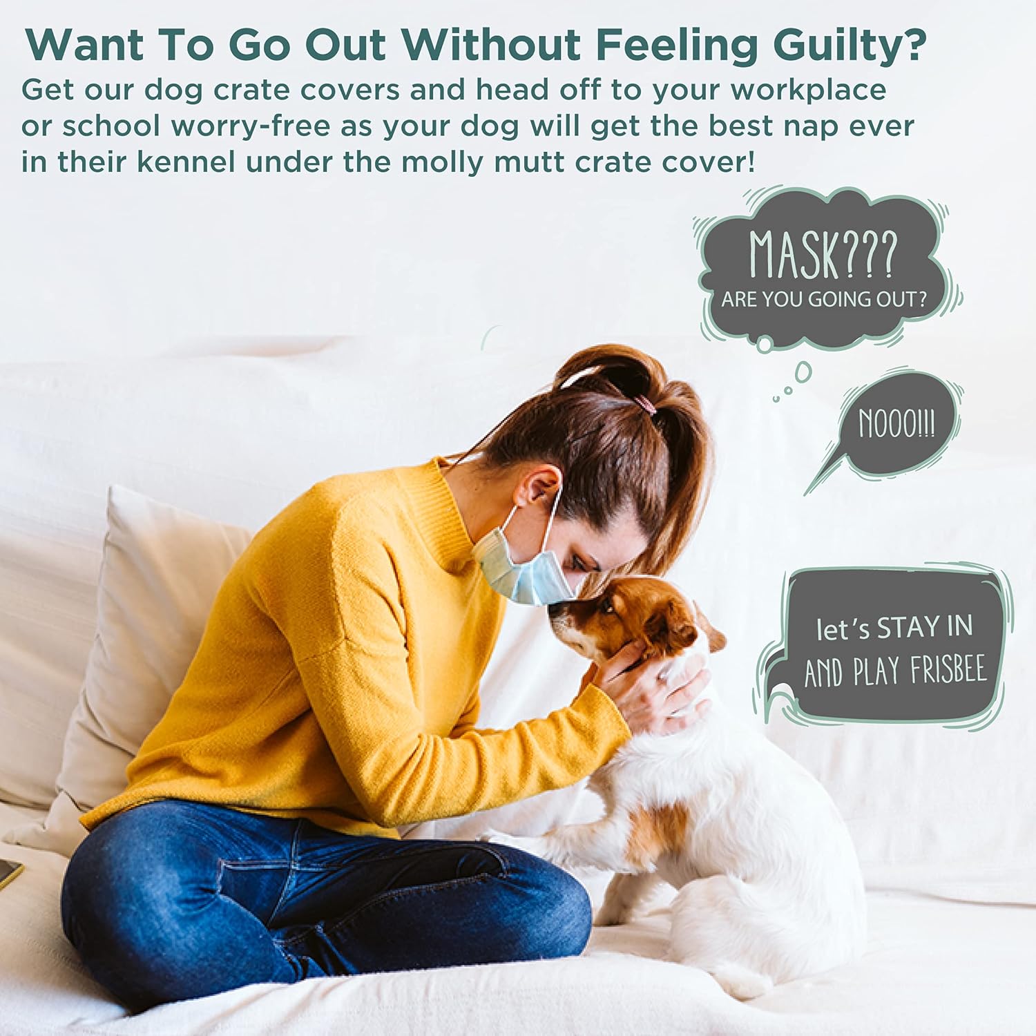 molly mutt Dog Bed Stuff Sack, Huge - Durable, Washable, 45.0"L x 36.0"W x 5.0"Th - Image 6