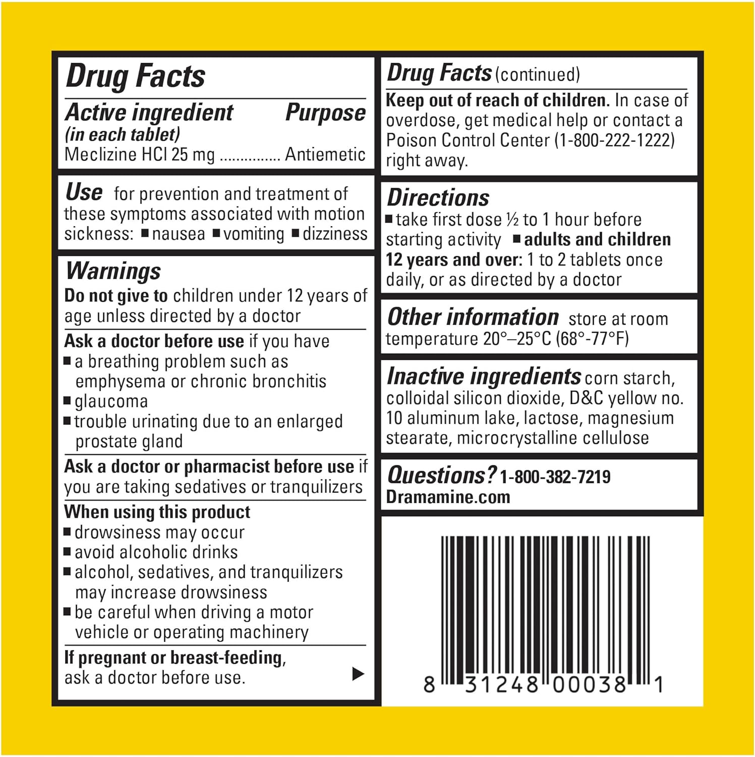 Dramamine Motion Sickness Relief - All Day Less Drowsy, 16 Count - Image 6