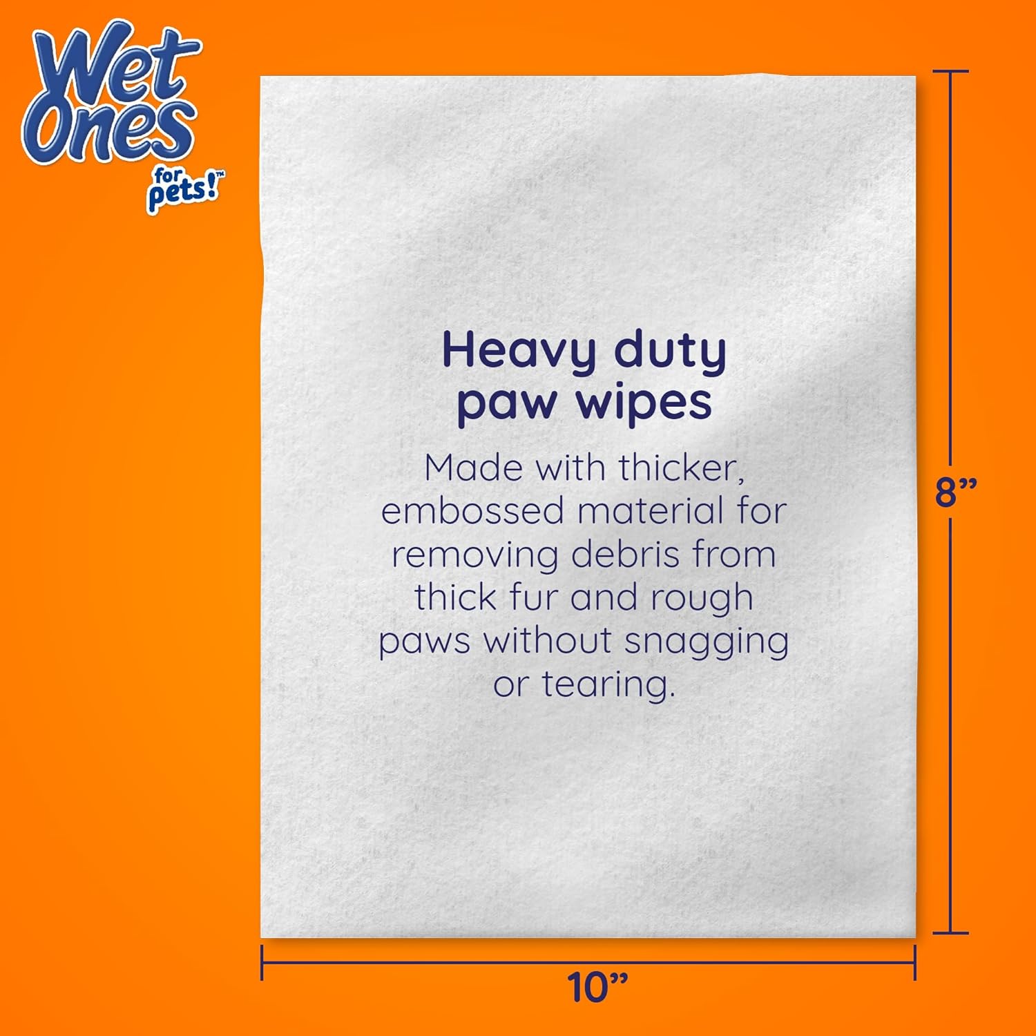 Wet Ones for Pets Antibacterial Heavy Duty Paw Wipes, Tropical Splash Scent - Thick Dog Cleaning Wipes - Scented, Durable and Disposable Dog Wipes for Paws, 50 Count - Image 5