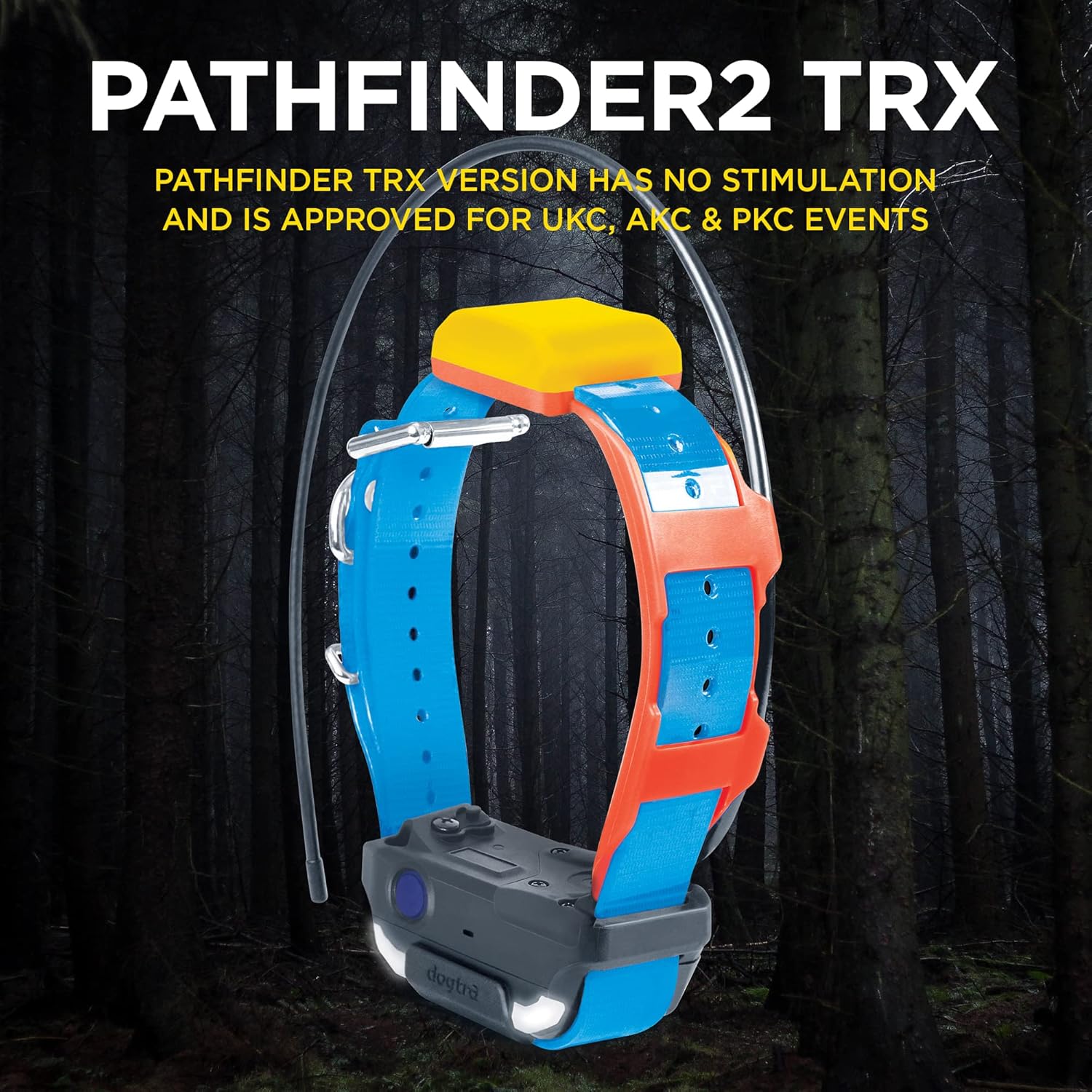 Dogtra Pathfinder 2 TRX Additional Receiver Only Dog GPS Tracker LED Light Blue Collar SmartWatch Compatible Rechargeable Waterproof Free Offline Maps No Monthly Subscription Fee Smartphone Required - Image 4