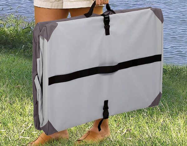 MidWest Homes for Pets Canine Camper Sportable, 42-inch Portable Tent Crate for Dogs, Soft-Sided, Folding Frame, Mesh Windows, Zip Door, Water-Resistant, Includes Pad - Image 3