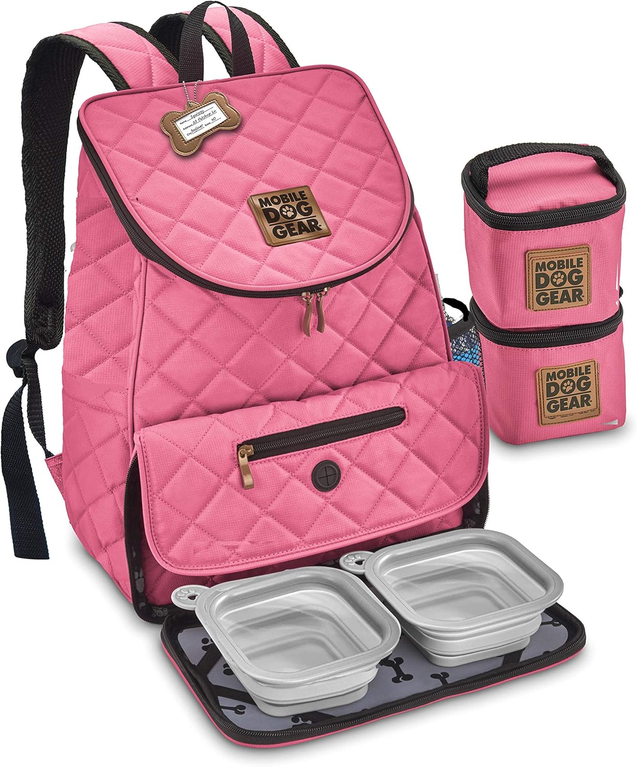Mobile Dog Gear Unisex Weekender Backpack™ Pink One Size One Size - Image 7