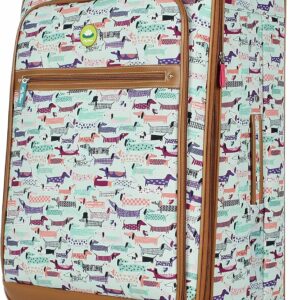 Lily Bloom Luggage Set 4 Piece Suitcase Collection With Spinner Wheels For Woman (Totally Paw Some)