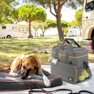 Dog Travel Bag for Traveling| Week Away/Overnight Dog Travel Accessori...