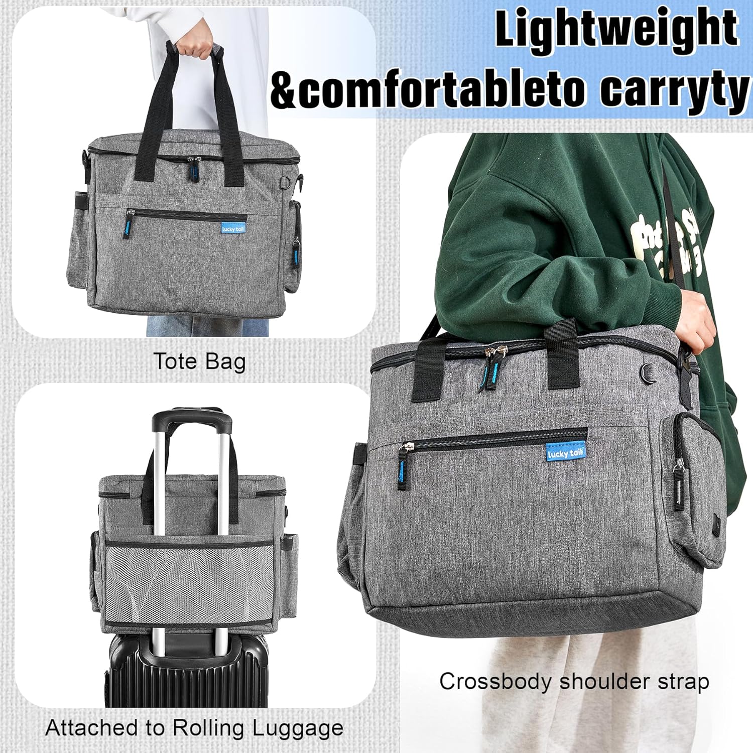 MEDHOPET Dog Travel Bag Backpack, Airline Approved Organizer with Multi-Function Pockets, Pet Travel Backpack with 2 Silicone Collapsible Bowls and 2 Food Baskets - Image 4