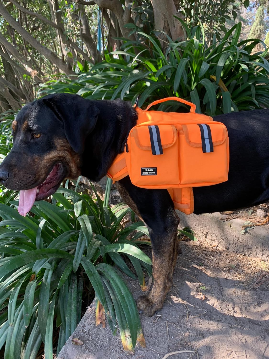 Dog Hiking Backpack Saddle Bag Small Dogs Adjustable Harness Reflective Straps Side Pockets Breathable Fabric Outdoor Walking Travel Lightweight Durable Design Ideal Pet Gear Adventure Use - Image 2