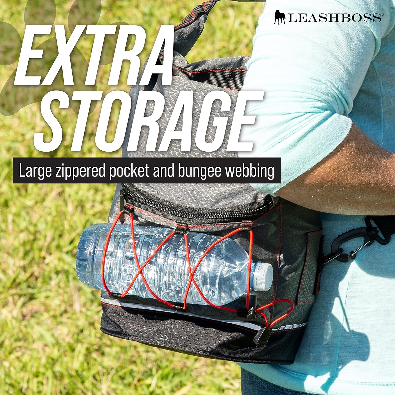 Leashboss Portable Dog Food Travel Bag, Pet Travel Food Storage Container, Large Capacity Kibble Carrier Pet Food Bin, Cat Food Container, Dog Accessories for Camping - Image 7