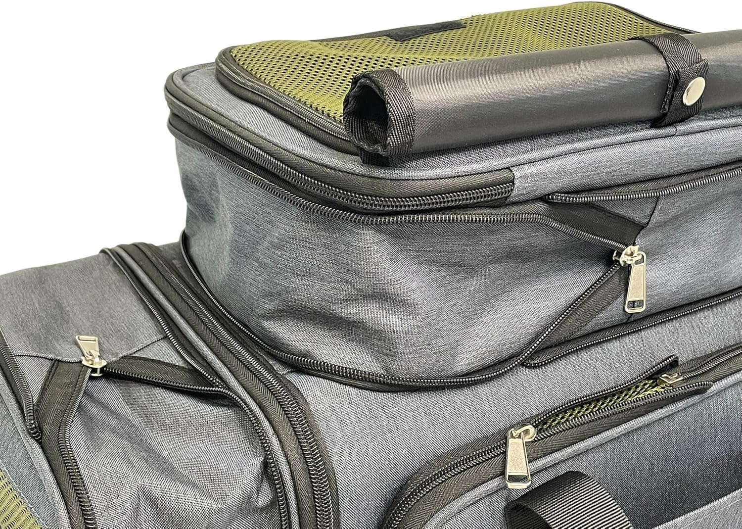 Top-Side-Front Expandable Rolling Cat Dog Pet Carrier, Airline Compliant for All Airlines, Slide-Outs Allow Variable Adjustments to Width, Length, Height for Space Available Under Airplane Seat - Image 2