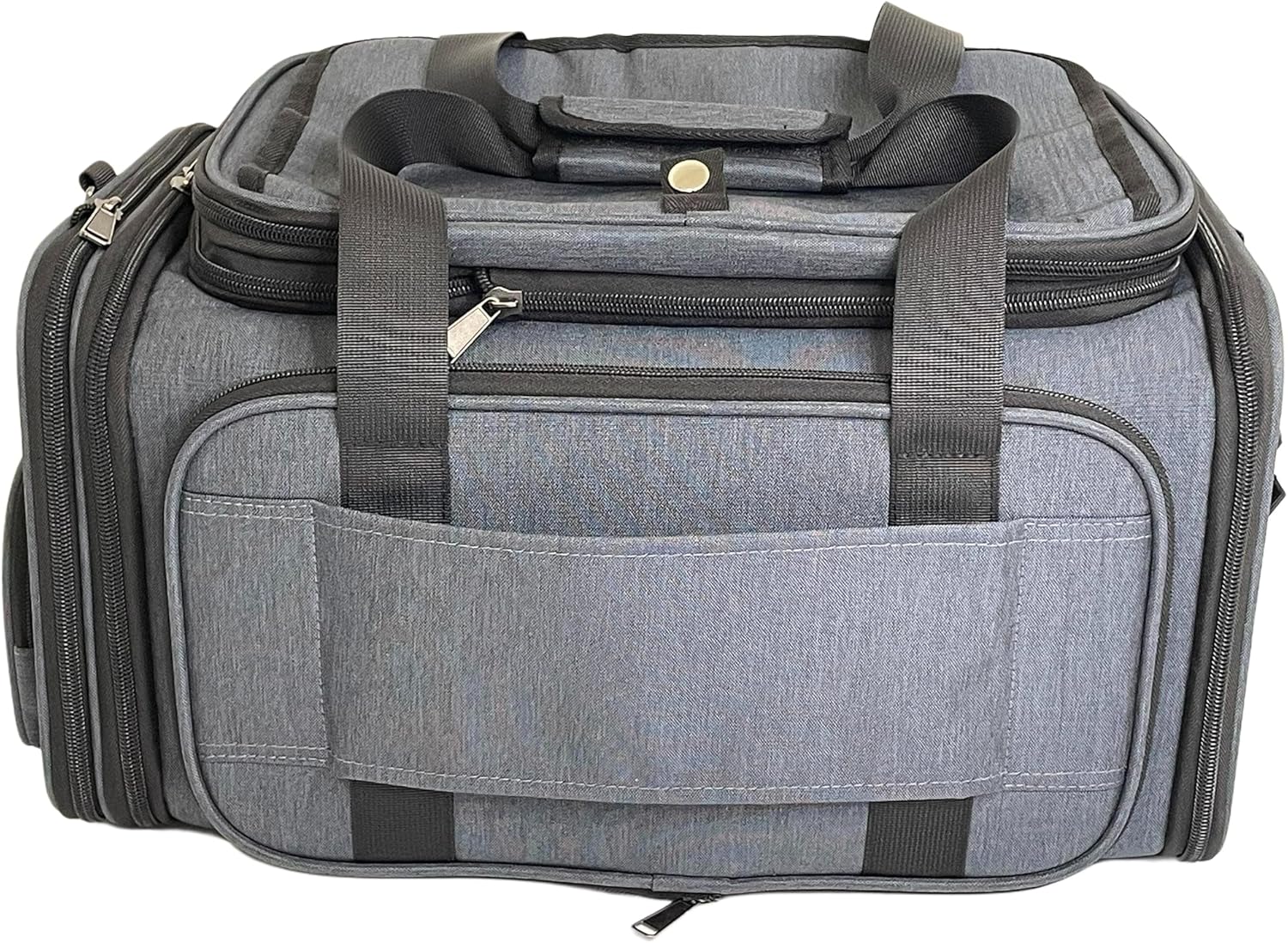 Top-Side-Front Expandable Rolling Cat Dog Pet Carrier, Airline Compliant for All Airlines, Slide-Outs Allow Variable Adjustments to Width, Length, Height for Space Available Under Airplane Seat - Image 8