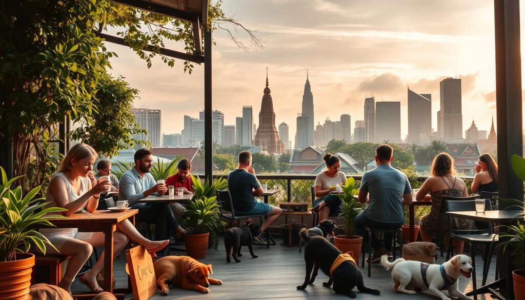 Bangkok dog-friendly cafes Bangkok dog-friendly cafes