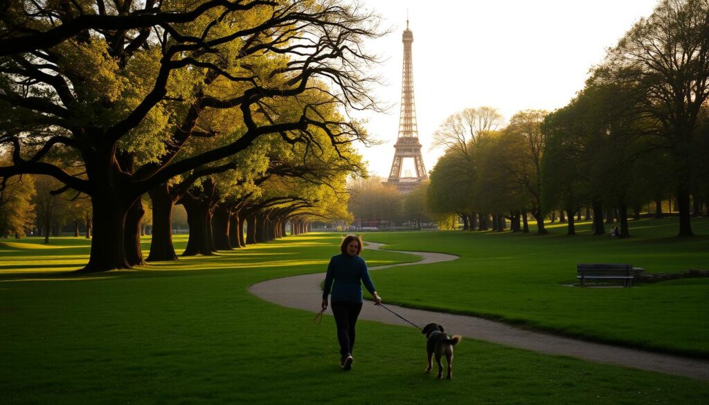 Bois de Boulogne dog walking