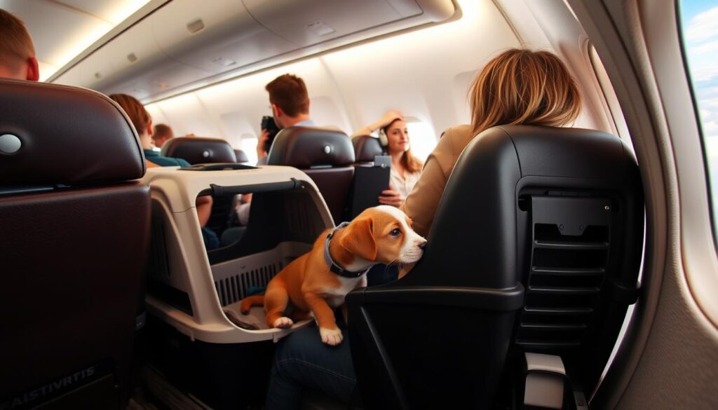 air travel with puppies