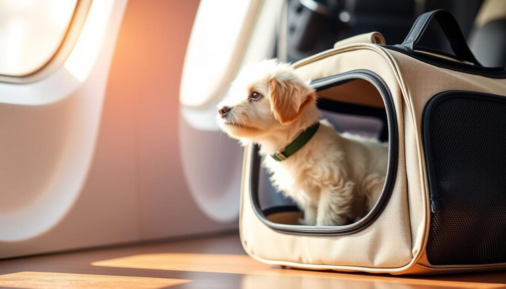 airline-approved travel carrier