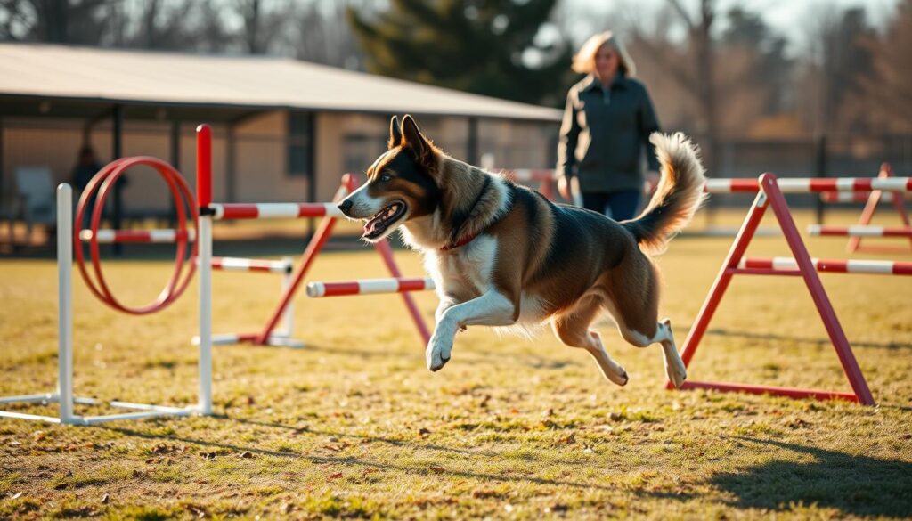 dog agility training