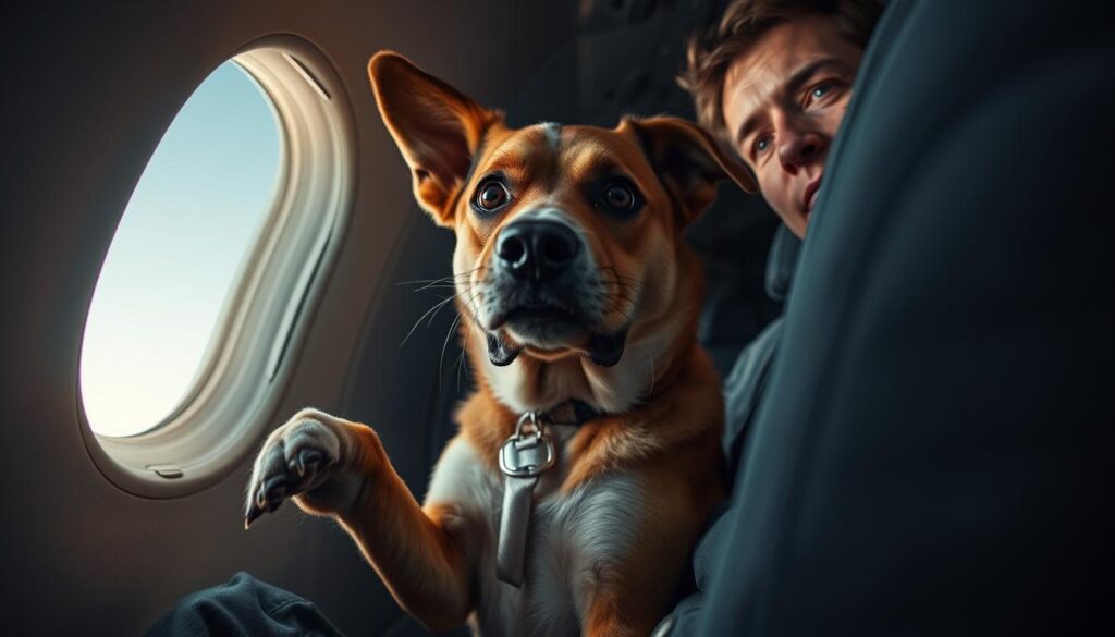 dog anxiety during flights