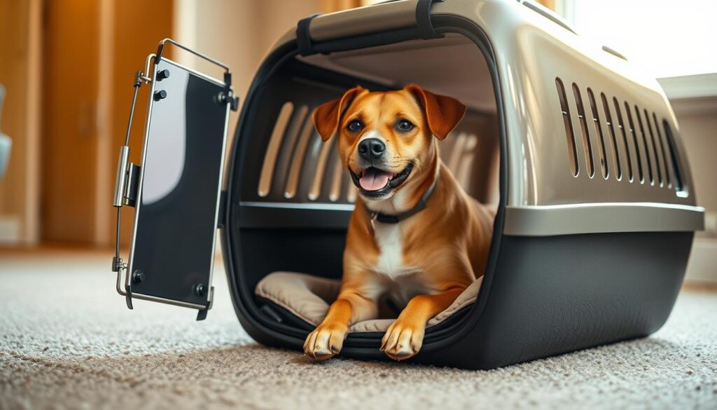 dog carrier acclimation