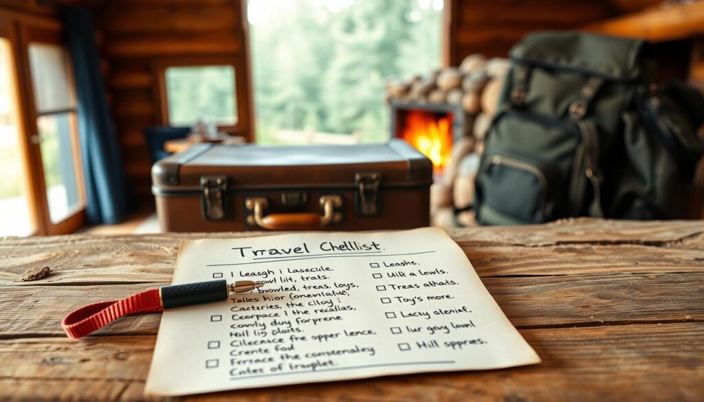 dog travel checklist
