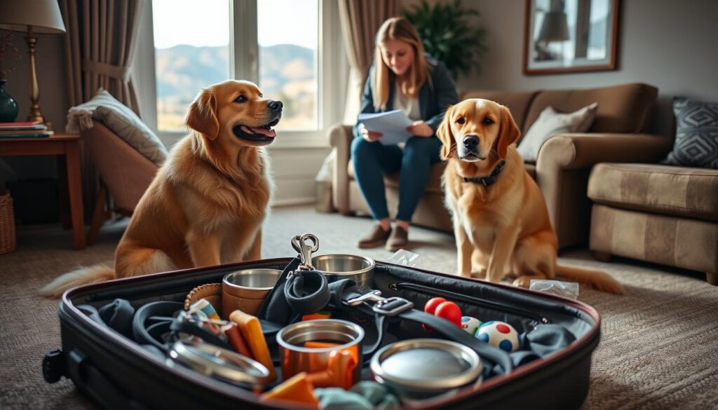 dog travel preparations